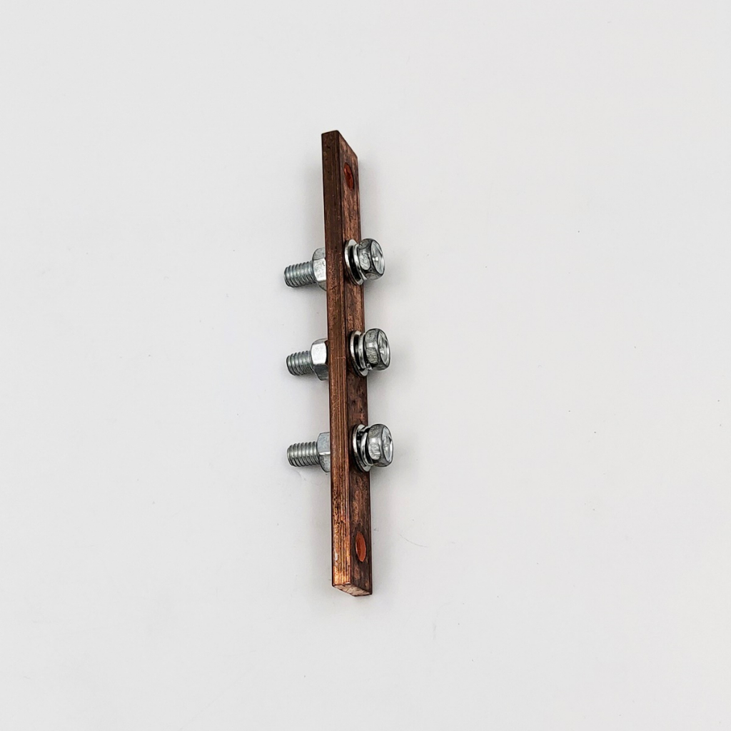 TYPE:P3+2,P4+2,P5+2,P6+2,P8+2 COPPER BUS BAR FOR  RED INSULATORS บัสบาร์ทองแดงสำหรับลูกถ้วยฉวนแดง รุ่น:sm-25/30 พร้อมส่ง - รูปที่ 2