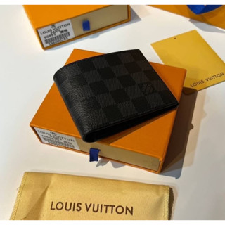 กระเป๋าสตางค์ Louis Vuitton  งานออริเทียบแท้หนังแท้ พร้อมกล่องครบชุด*