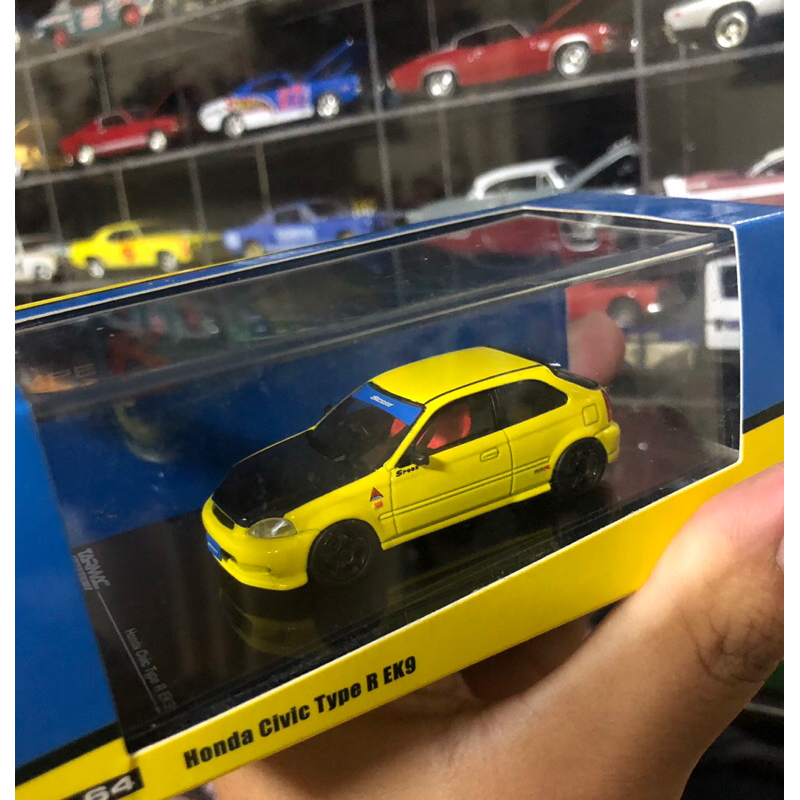 โมเดลรถhonda Civic EK9 spoon Tarmac1:64