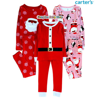 Carter’s Size 18 เดือน - 8 ขวบ (ชุดนอนลายซานต้าครอสทรงสลิมฟิต)