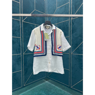 เสื้อยืด Gucci 23SS จัดส่งฟรี ภาพถ่ายจากสินค้าจริง คุณภาพสูงสุด เกรด original