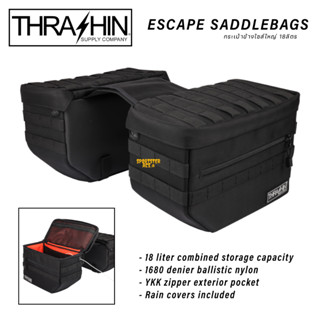 **ฟรีส่งผ่อน0%** Thrashin Supply - Escape Saddlebags กระเป๋าข้างสำหรับ Harley Sportster Softail Dyna