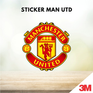 สติกเกอร์โลโก้สโมสรฟุตบอล แมนยู Man Utd สติกเกอร์ 3M ทนแดด กันน้ำ 100%