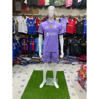 ชุดบอลชาย ทีม ลิเวอร์พูล2023-2024(เสื้อ+กางเกง) สินค้าเรามีรับประกันทุกชิ้นสินค้าเหมือนต้นฉบับ 100%