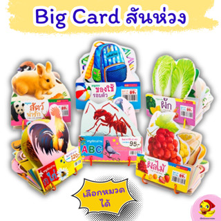 Big card สันห่วง 6 หมวด ภาพเหมือนจริง บัตรคำมีห่วงเก็บง่าย