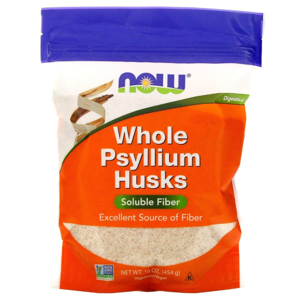 (พร้อมส่ง) NOW Foods Whole Psyllium Husks 16 oz (454 g)