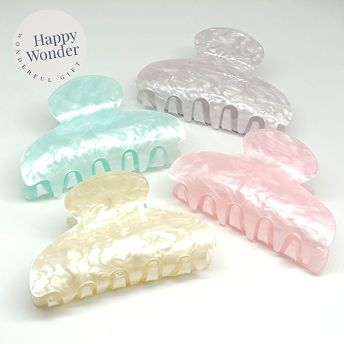 7 สี กิ๊บหนีบผม กิ๊บติดผม อะคริลิค ขนาดใหญ่ 8 cm กิ๊บติดผม แบบหนีบ สไตล์เกาหลี งานดี แข็งแรง