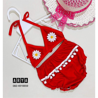 ชุดว่ายน้ำเด็กผู้หญิง (รหัสR01) บีกินีเด็ก ฟรีไซส์6เดือน-2ปี…