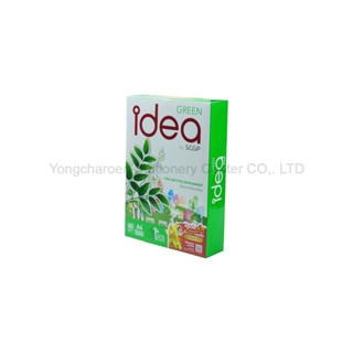 [รักษ์โลก] Idea Green ไอเดีย กรีน กระดาษถ่ายเอกสาร ความหนา 80 แกรม A4 บรรจุ 1 รีม (500 แผ่น) ใช้ได้กับทุกเครื่องพิมพ์