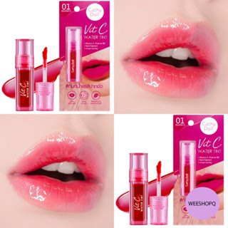 01 STRAWBERRY ลิปทินท์น้ำแร่ (CATHY DOLL)  วิทซี วอเตอร์ ทินท์ 2.7G