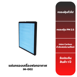 แผ่นกรองเครื่องฟอกอากาศ (ใช้กับรุ่น IM-002,IM-003)