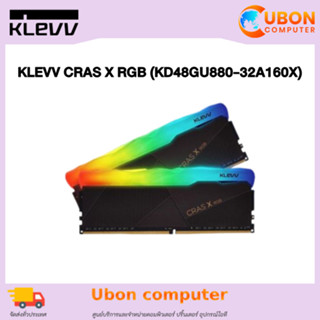 RAM (แรมพีซี) 16GB (8GBx2) DDR4 3200MHz RAM  Klevv CRAS X RGB  ประกัน LT