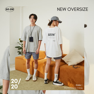 So on_เสื้อ Basic ทรง Oversize (ไซส์ใหญ่อก 46 ) (ใส่โค้ด WYLUNJ ลดทันที 45.- )