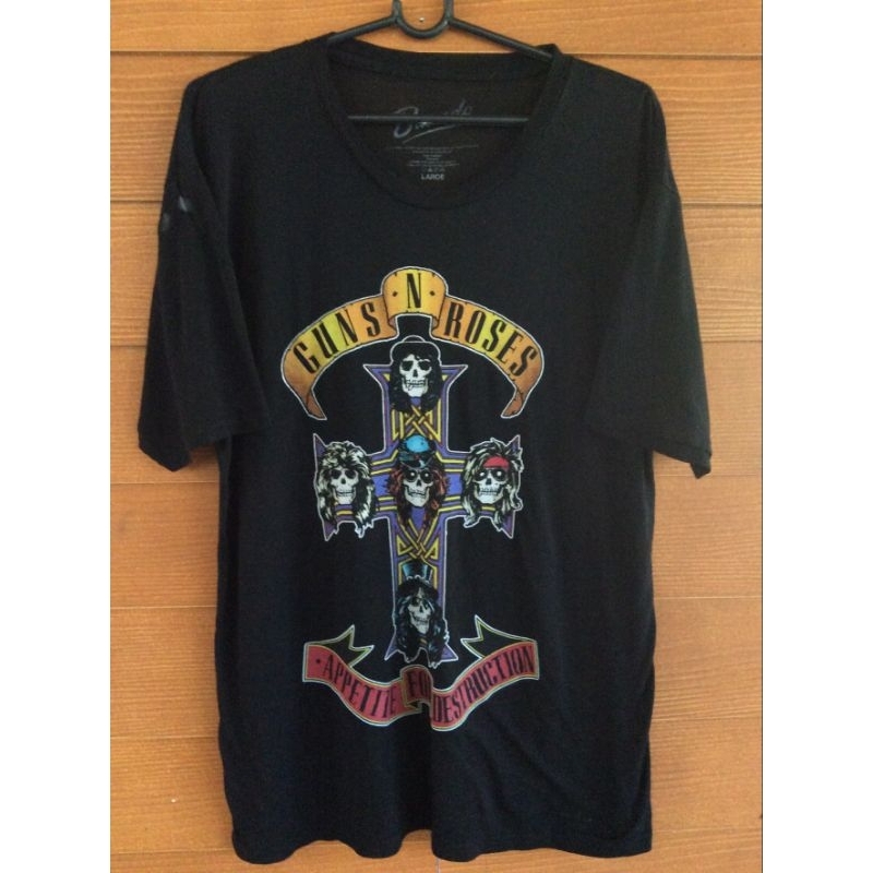 เสื้อวง Guns N Roses T Shirt ปี2016