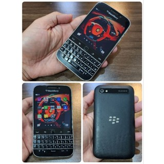 Blackberry Classic Q20 สภาพดีใช้งานปกติ(ทดสอบ Sim True) จอสัมผัส แบตดี เสียงดังฟังชัด จอมีฟิล์มติดอยู่ พิจารณาภาพ/VDO