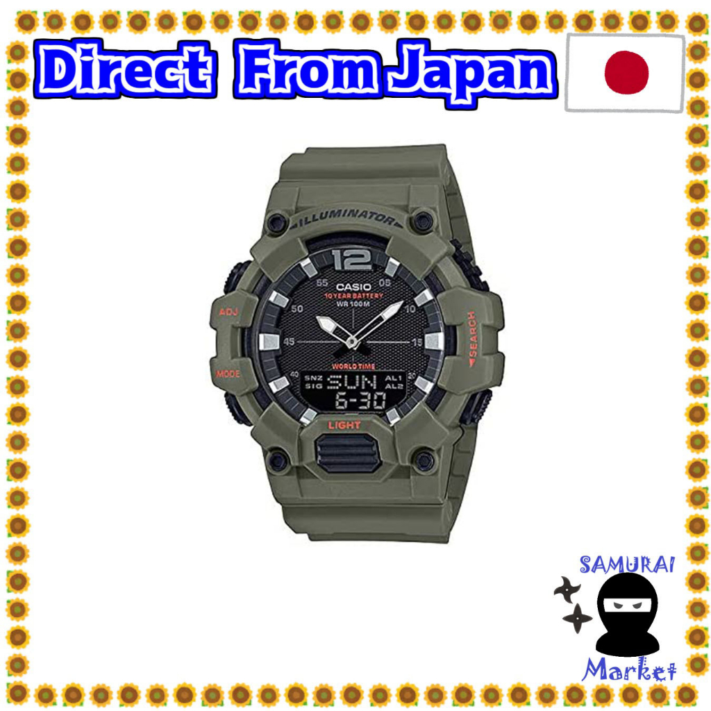【ส่งตรงจากญี่ปุ่น】นาฬิกาข้อมือ Casio Standard Hdc-700-3A2 กันน้ํา สีกากี สําหรับผู้ชาย ผู้หญิง [นําเข้าขนาน]
