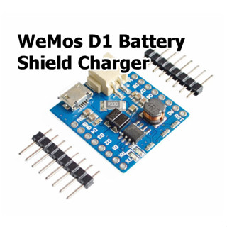 Battery Shield For WEMOS D1 mini single lithium battery charging &amp; boost