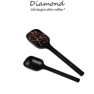 ❤ Diamond Coffee ช้อนตักกาแฟ ช้อนตวงกาแฟ พร้อมเทมเปอร์กดกาแฟ ขนาด 10 กรัม 1 Coffee Measuring Spoon  NZSG