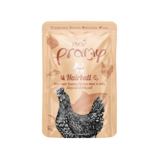 Pramy พรามี่ อาหารเปียกแมว รสทูน่าหน้าเนื้อไก่ในเจลลี่ 70 g. x 12 pcs.