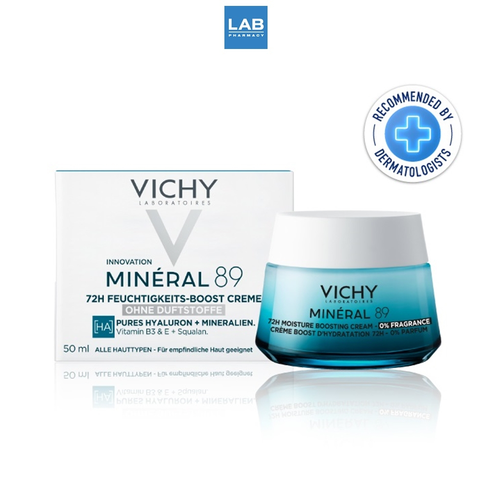 VICHY Mineral 89 72h Moisture Boosting Cream 50 ml. - วิชี่ มิเนอรัล 89 72เอช มอยส์เจอร์ บูสติ้ง ครีม 50 มล.