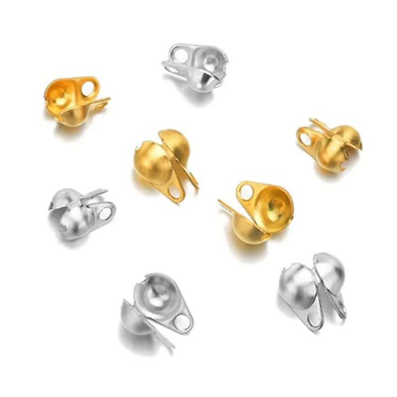 TD135 ตัวเก็บปลายสร้อยสแตนเลส 10 ชิ้น/เซ็ต - รูปที่ 4