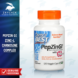 [พร้อมส่ง] Doctors Best, PepZin GI, Zinc-L-Carnosine Complex ซิงค์ แอล-คาร์โนซีน คอมเพล็กซ์ วีแกน Vegan เปปซิง Pepzingi