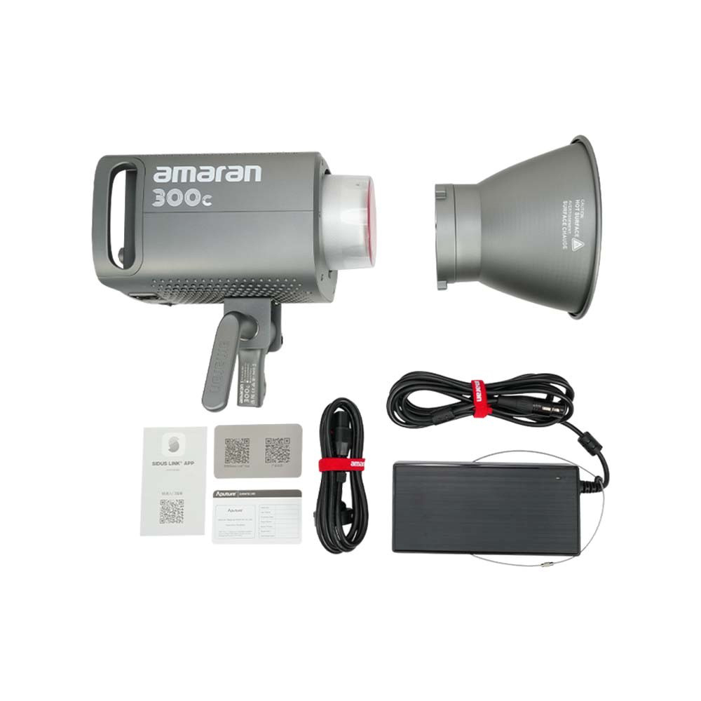 Aputure amaran 300c ไฟสตูดิโอ 300W RGBWW Full-Color Bowens Mount LED 19,389 Lumens ปรับตั้งค่าผ่านสมาร์ทโฟนได้