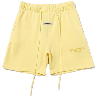 ESSENTIALS COTTON SHORTS [Light Yellow]