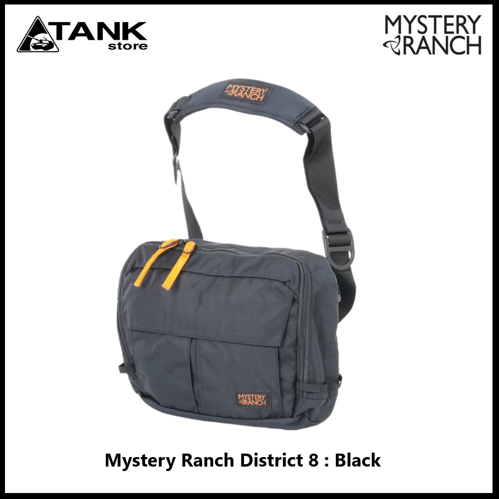 Mystery Ranch District 8L กระเป๋าสะพายเฉียง แบ่งช่องด้านในหลายช่องและช่องใส่แท็บเล็ต เพียงพอในการพกพาสิ่งของจำเป็นติดตัว