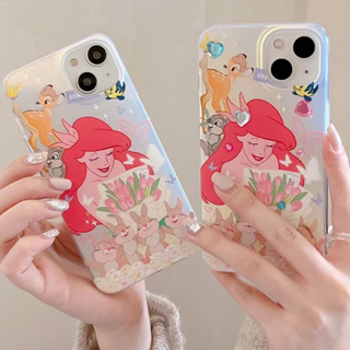 ❤️จัดส่งภายใน 24 ชม❤️ เคสไอโฟน 11 12 13 14 Pro Max การ์ตูน มหาสมุทร ฤดูร้อน น่ารัก ระดับสูง Case for iPhone ป้องกันการตก