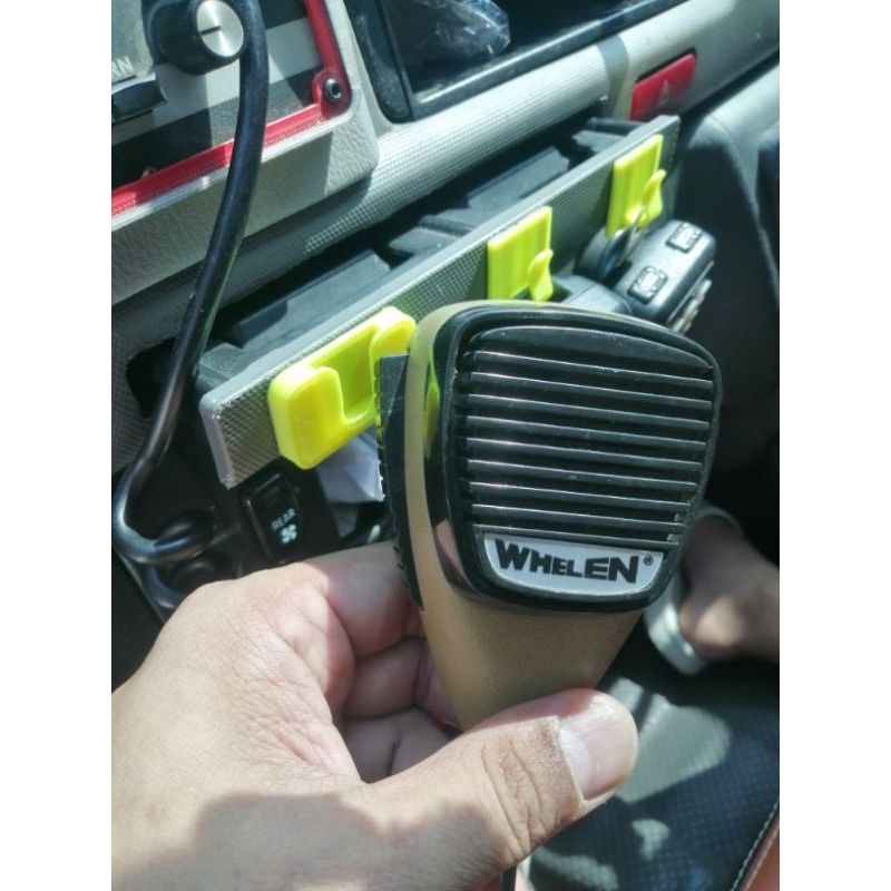 ที่แขวนไมค์วิทยุสื่อสาร  ที่ห้อยไมค์วิทยุสื่อสาร #ระวังสินค้าปลอมลอกเลียนแบบ  ใช้ได้หลายยี่ห้อ icom kenwood yaesu moto