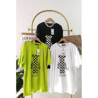 พร้อมส่ง🧸เสื้อยืดโอเวอร์ไซส์ No.23 หมีตาราง