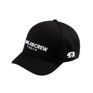 MMLABCREW หมวก Cap ลายโลโก้ MMLABCREW TOKYO  แบบเรียบๆ สีดำ