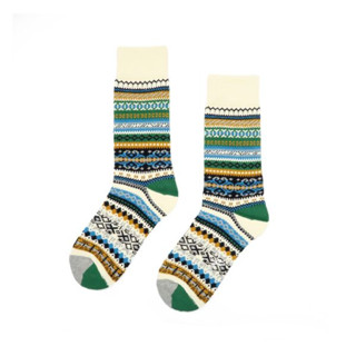 ถุงเท้า COMFY SOCKS Norwegian Wood Socks ลวดลายถุงเท้าสวยงาม เหมาะสำหรับใส่กับรองเท้าบูต และรองเท้าผ้าใบ