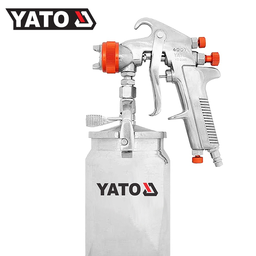 (มีใบกำกับภาษี)  YATO YT-2346 กาพ่นสี รุ่นกาล่าง 1.0 L (ปาก Ø 1.8 mm)