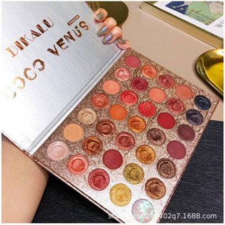 ของแท้ DIKALU COCO VENUS พาเลทอายแชโดว์ 35สี  สีสวย ติดทน กันน้ำ แป้งอัดแข็งและเนื้อดินน้ำมันในตลับเดียวกัน