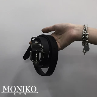MONIKO เข็มขัด จี้ไม้กางเขน สไตล์เกาหลี สําหรับผู้หญิง และผู้ชาย