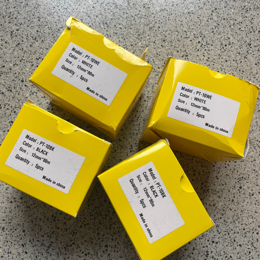 ตลับหมึก Pt-10BK สำหรับเครื่องพิมพ์ปลอกสายไฟ ยี่ห้อ PUTY รุ่น PT1010
