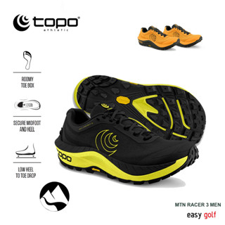 TOPO ATHLETIC TRAIL MTN RACER 3 MENS RUNNING SHOES  รองเท้าวิ่งเทรลผู้ชาย รองเท้าวิ่งผู้ชาย  รองเท้ากีฬาชาย