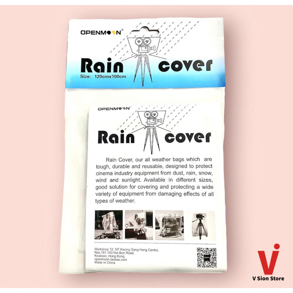 ถุงคลุมกล้อง พลาสติกใส Rain Cover