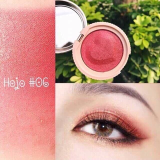 HOJO SMOOTH TEXTURE EYE SHADOW No.8005 อายแชโดว์รูปหัวใจ ตลับสีทอง หรูหราสง่างาม ดุจเจ้าหญิงนะคะ