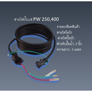 สายไฟปั๊มแช่ PW 250,400