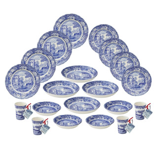 ชุดจานทานอาหาร Spode Blue Italian 20 PIece Set Dining Set