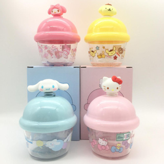 Sanrio 250ML ขวดน้ําพลาสติก พร้อมหลอดดูด Melody Cinnamoroll ลายการ์ตูนน่ารัก ง่ายต่อการพกพา เหมาะสําหรับสํานักงานห้องเรียนหอพักนักศึกษา