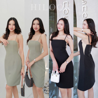 เดรสสายเดี่ยว สายปรับได้ Alinda Dress ป้ายHilook