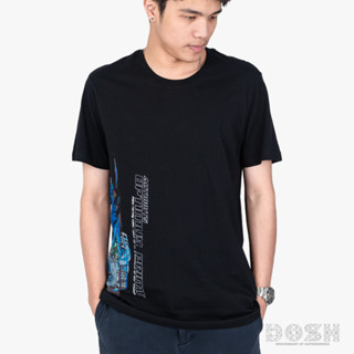 DOSH MENS T-SHIRTS TRANSFORMERS 2023 เสื้อยืดคอกลม แขนสั้น ผู้ชาย DTMT5063-BL