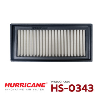 กรองอากาศสแตนเลส &amp; ผ้าแดง HURRICANE TOYOTA  HS-0343