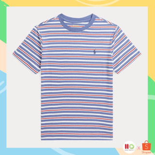 🍭ลด 130.-🍭โค้ด •PTP9SEP• Ralph Lauren Striped Cotton Tee (NEW COLORS)