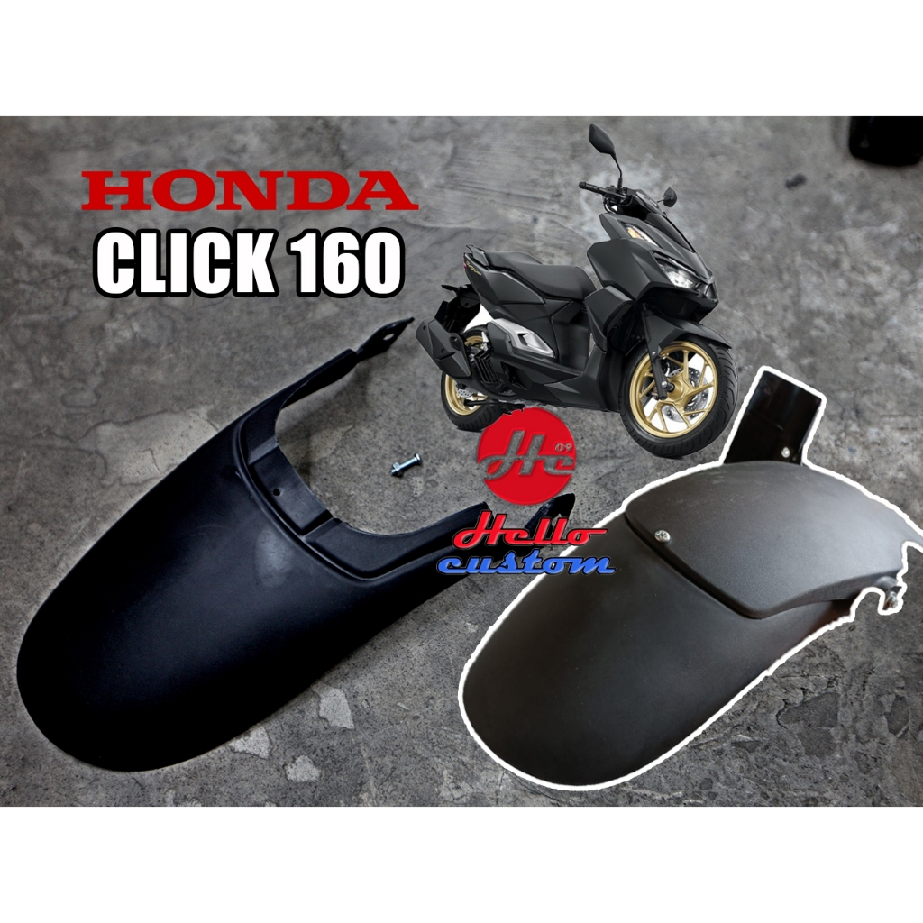 ต่อบังโคลนหน้า V2 Click 160 2022 (ต้องเจาะรู) Click160