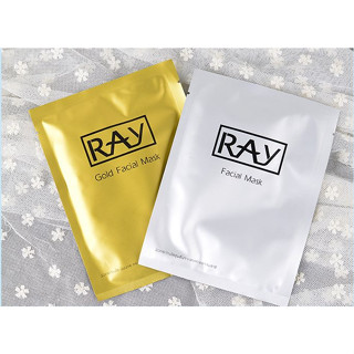 มาส์กหน้า RAY (1ซอง) สีเงิน สีทอง ของแท้ 100% Facial Mask EXP2025